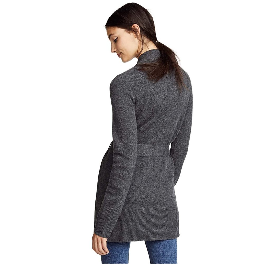 Theory | Cashmere Malinka belted cardigan | Charcoal | Size S - Picture 7 of 12